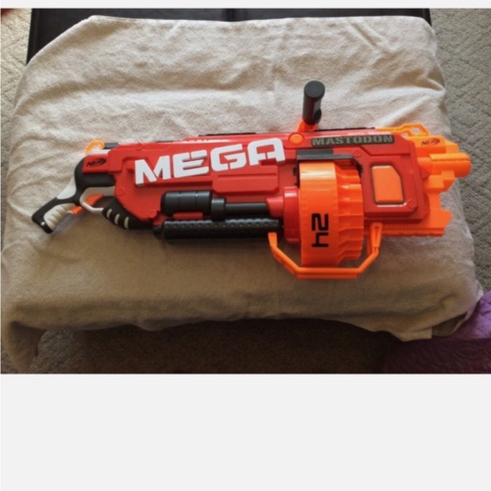 Nerf Mega Mastodon 24 shot rapid fire Nerf N-Strike gun.